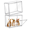 2Pcs PET Plastic Action Figure Display Cases ODIS-AR0001-15-1