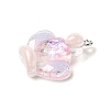 Transparent Resin Pendants LS-RESI-H036-01F-2