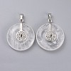 Natural & Synthetic Mixed Stone Pendants G-F640-B-3