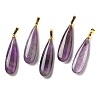 Natural Amethyst Pendants G-Q192-07G-03-1