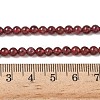 Natural Garnet Beads Strands X-G-Z104-A01-4mm-5