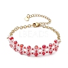 Handmade Glass Seed Beaded Bracelets for Women BJEW-MZ00132-3