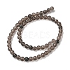 Natural Ice Obsidian Beads Strands G-P590-A03-6mm-01-5