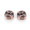 Tibetan Style Wavy Spacer Beads TIBEB-A101871-R-LF-2
