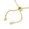 3Pcs 3 Style Brass Slider Cable Chain Bracelets BJEW-TA00413-5