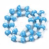Mushroom Handmade Lampwork Beads Strands LAMP-R116-19A-3