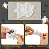 3Pcs 3 Styles DIY Bat Pendants Silhouette Silicone Molds DIY-TA0005-27-12