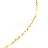 304 Stainless Steel Serpentine Chain Anklets AJEW-G024-10G-2