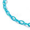 Personalized ABS Plastic Cable Chain Necklaces NJEW-JN03220-07-3