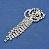 Brass Rhinestone Pendants KK-I715-16S-06-2