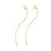 Brass Earring Findings KK-A274-17C-G-1