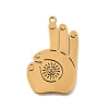 201 Stainless Steel Pendants STAS-S176-18G-1