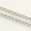 Tarnish Resistant 304 Stainless Steel Rolo Chains CHS-R009-08-1