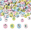 Fashewelry 400Pcs 4 Colors Handmade Polymer Clay Beads CLAY-FW0001-02-1