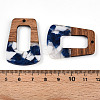 Resin and Walnut Pendants FIND-R051-02C-3