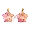 Lampwork Pendants GLAA-T023-06H-3