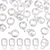 120Pcs Tibetan Style Alloy Rondelle Tube Bails FIND-PA0001-47S-1