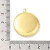 Rack Plating Brass Locket Pendants KK-K277-06G-3