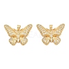 Brass Micro Pave Cubic Zirconia Pendants CU-CBA908F-05G-04-1