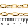 Ion Plating(IP) 304 Stainless Steel Textured Oval Link Chains CHS-K017-01G-3