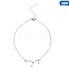 Twelve Constellation Alloy Crystal Rhinestone Link Chain Anklets for Women FS-WG97E4C-18-1
