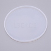 Round Cup Mat Silicone Molds LS-DIY-WH0181-46-1