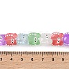 Transparent Glass Beads Strands LAMP-L078-010A-4