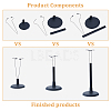 12 Sets 3 Styles Plastic with Iron Doll Support for Models ODIS-FH0001-18-3
