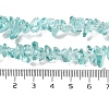 Spray Painted Transparent Glass Beads Strands GLAA-P060-01B-04-4