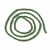 Natural Green Diopside Beads Strands X-G-A178-B02-2mm-2