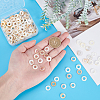 200pcs Natural Freshwater Shell Linking Rings SHEL-PH0001-22-5