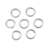 Tarnish Resistant 304 Stainless Steel Open Jump Rings STAS-N015-04-6x0.9mm-1