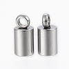 201 Stainless Steel Cord Ends X-STAS-H410-20P-I-1