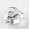 Handmade Luminous Lampwork Pendants X-LAMP-R136-04C-2