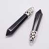 Synthetic Blue Goldstone Big Pointed Pendants G-D860-C29-P-1