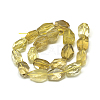 Natural Lemon Quartz Beads Strands G-R425-11-2