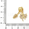 Brass Micro Pave Cubic Zirconia Pendants CU-CBA4231-11G-4