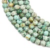Natural Peruvian Turquoise(Jasper) Beads Strands G-F836-A02-6mm-4