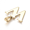 304 Stainless Steel Pendants STAS-F106-95G-W-2