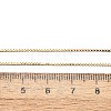 Long-Lasting Plated Brass Box Chain Necklaces X-NJEW-K112-03G-NF-3