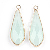Natural Gemstone Pendants X-G-S344-21A-2