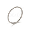 304 Stainless Steel Plain Band Rings STAS-I160-F-P-2