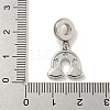 Non-Tarnish 304 Stainless Steel European Dangle Charms STAS-U005-36P-3