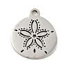 Non-Tarnish 201 Stainless Steel Pendants X-STAS-E015-04P-1