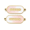 304 Stainless Steel Enamel Connector Charms STAS-Z190-10G-02-1