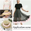 5 Yards Pleated Organza Ribbon OCOR-GF0002-33A-4