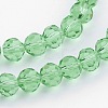 Transparent Glass Bead Strands GLAA-G013-8mm-55-3