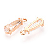 Faceted Glass Pendants GLAA-T010-004J-2
