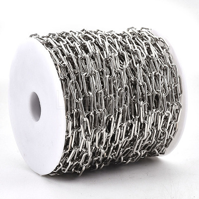 Unwelded Iron Paperclip Chains CH-S125-09B-P-1