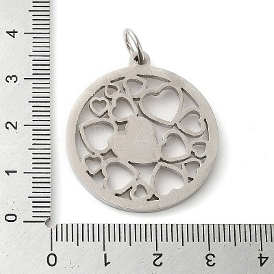 Non-Tarnish 304 Stainless Steel Pendants STAS-C086-05F-P-1
